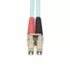 StarTech.com 25m (82ft) LC/UPC na LC/UPC OM4 wielomodowy kabel światłowodowy, 50/125µm LOMMF/VCSEL światłowód zipcord, 100G, niska tłumienność wtrąceniowa - LSZH zworka światłowodowa