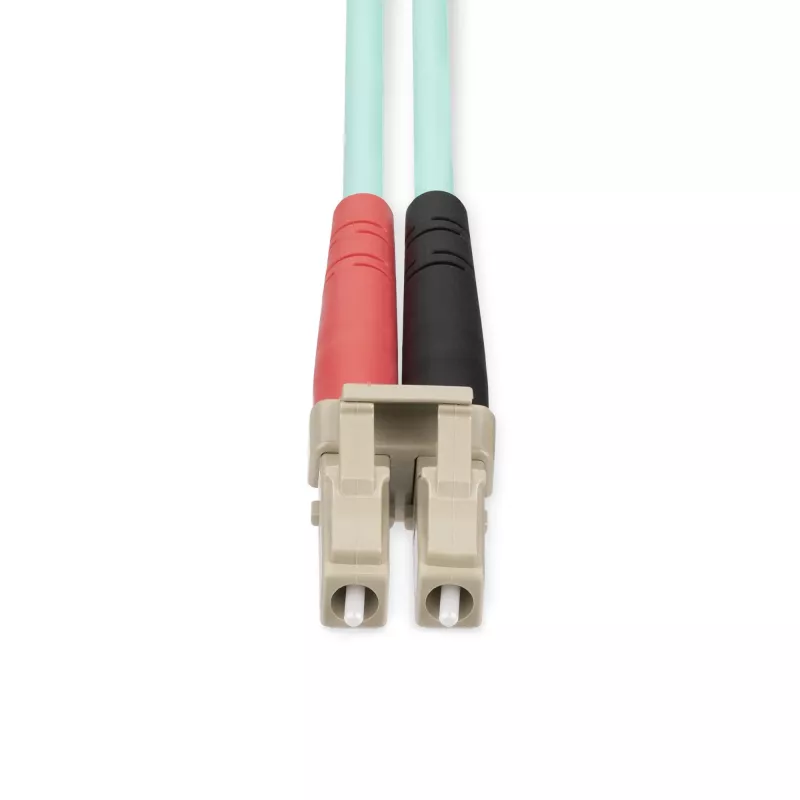 StarTech.com 25m (82ft) LC/UPC na LC/UPC OM4 wielomodowy kabel światłowodowy, 50/125µm LOMMF/VCSEL światłowód zipcord, 100G, niska tłumienność wtrąceniowa - LSZH zworka światłowodowa