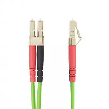 StarTech.com 15m (49.2ft) LC do LC (UPC) OM5 wielomodowy kabel światłowodowy, 50/125µm dupleksowy LOMMF zipcord, VCSEL, 40G/100G, LSZH zworka światłowodowa