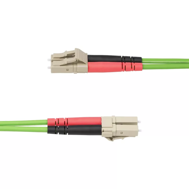 StarTech.com 15m (49.2ft) LC do LC (UPC) OM5 wielomodowy kabel światłowodowy, 50/125µm dupleksowy LOMMF zipcord, VCSEL, 40G/100G, LSZH zworka światłowodowa