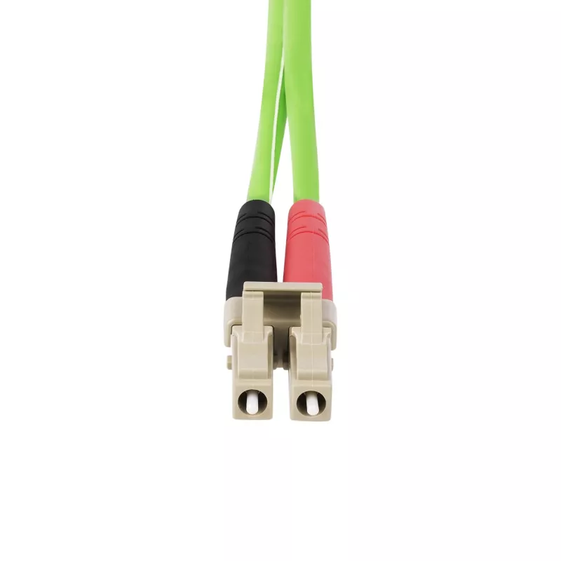 StarTech.com 15m (49.2ft) LC do LC (UPC) OM5 wielomodowy kabel światłowodowy, 50/125µm dupleksowy LOMMF zipcord, VCSEL, 40G/100G, LSZH zworka światłowodowa