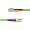 StarTech.com 25m (82ft) LC do LC (UPC) OM5 wielomodowy kabel światłowodowy, dupleksowy LOMMF 50/125µm Zipcord, VCSEL, 40G/100G, LSZH zworka światłowodowa