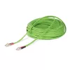 StarTech.com 25m (82ft) LC do LC (UPC) OM5 wielomodowy kabel światłowodowy, dupleksowy LOMMF 50/125µm Zipcord, VCSEL, 40G/100G, LSZH zworka światłowodowa