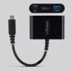 StarTech.com Adapter wieloportowy USB-C do HDMI z ładowaniem PD 140 W, HDMI 4K 60 Hz, koncentrator USB 5 Gb/s, mini stacja dokująca do MacBook / Dell / Thinkpad / HP / iPad / tabletów