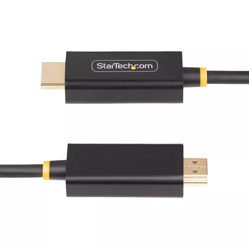 adapter kablowya StarTech.com DisplayPort na HDMI, 2 m, 4K 60 Hz, HDR, DP na HDMI 2.0b, aktywny konwerter wideo, DisplayPort do monitora HDMI