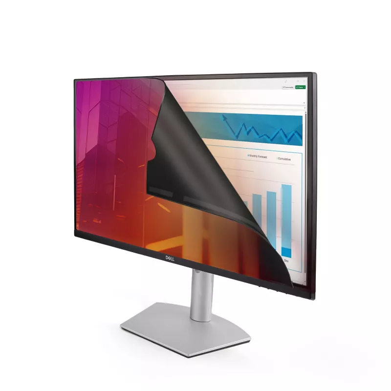 StarTech.com 23,8-calowa 16:9 Złota folia prywatyzująca do monitora, odwracalny filtr o zwiększonej prywatności, błyszczący filtr ochronny do komputera, odłączana osłona ekranu, +/- 30 stopni