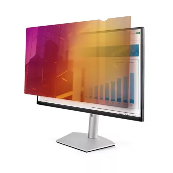 StarTech.com 27-calowy 16:9 Złoty Ekran Prywatności do Monitora, Odwracalny Filtr ze Zwiększoną Prywatnością, Błyszczący Ekran Bezpieczeństwa Komputera, Zdejmowalna Osłona/Ochraniacz Ekranu, +/- 30 Stopni