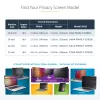 StarTech.com 23,8-calowy filtr prywatyzujący do monitora komputerowego 16:9, wiszący filtr akrylowy, szybki montaż, osłona bezpieczeństwa, ochraniacz ekranu monitora, kąt widzenia +/- 30°, błyszczący