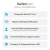 StarTech.com 23,8-calowy filtr prywatyzujący do monitora komputerowego 16:9, wiszący filtr akrylowy, szybki montaż, osłona bezpieczeństwa, ochraniacz ekranu monitora, kąt widzenia +/- 30°, błyszczący