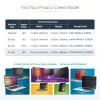 StarTech.com 27-calowy 16:9 filtr prywatyzacyjny do monitora komputerowego, wiszący filtr akrylowy, szybka instalacja osłony zabezpieczającej, ochrona ekranu monitora, kąt widzenia +/- 30 st., błyszczący