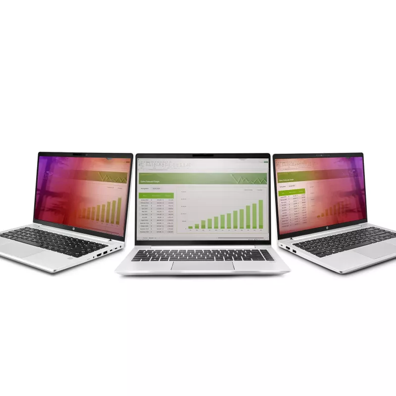 StarTech.com 14-calowy filtr prywatyzacyjny do laptopów 16:9, odwracalny filtr w kolorze złotym o zwiększonej prywatności, filtr bezpieczeństwa komputera, zdejmowalna osłona/ekran ochronny, +/- 30°