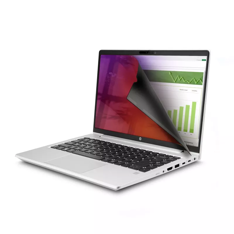 StarTech.com 14-calowy filtr prywatyzacyjny do laptopów 16:9, odwracalny filtr w kolorze złotym o zwiększonej prywatności, filtr bezpieczeństwa komputera, zdejmowalna osłona/ekran ochronny, +/- 30°