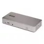 StarTech.com Stacja dokująca USB4 z potrójnym monitorem, 4K 60Hz HDMI lub DisplayPort, ładowanie laptopa 100 W, 2,5 GbE, wielomonitorowa stacja dokująca USB-C, bezsterownikowa