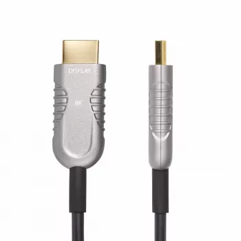 StarTech.com 30ft (9.1m) HDMI 2.1 Hybrydowy aktywny kabel optyczny (AOC), CMP, klasy Plenum, 8K Ultra High Speed HDMI 2.1/2.0 kabel światłowodowy, 48Gbps, 8K 60Hz/4K 120Hz, HDR10+/FRL/TMDS/eARC