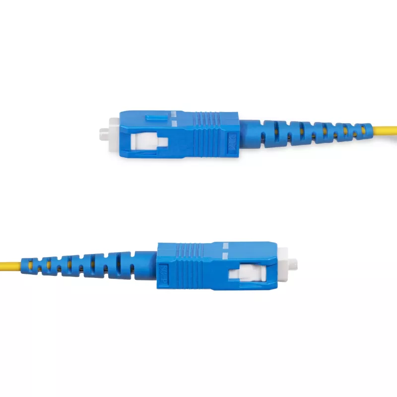 StarTech.com 100 m kabel światłowodowy simplex jednomodowy OS2 SC na SC (UPC), 9/125 µm, 40G/100G, niewrażliwy na zginanie, niska tłumienność wtrąceniowa, LSZH, zworka światłowodowa