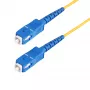 StarTech.com 30 m (98,4 stopy) kabel światłowodowy SC na SC (UPC) OS2 jednomodowy simplex, 9/125 µm, 40G/100G, odporny na zginanie, niskie tłumienie wtrąceniowe, LSZH kabel krosowy