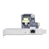 StarTech.com 1-portowa karta sieciowa 2,5Gbps NBASE-T PoE, Intel I225-V, 802.3af/at PoE+ Multi-Gigabit NIC, karta sieciowa serwerowa PCI Express, stacjonarny interfejs Ethernetowy zasilany SATA – obsługuje Windows, Linux