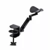 StarTech.com Regulowany podłokietnik do biurka, Ergonomiczne podparcie ramienia/łokcia, obrót 360°, montaż zaciskowy/bez wiercenia, czarny
