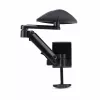 StarTech.com Regulowany podłokietnik do biurka, Ergonomiczne podparcie ramienia/łokcia, obrót 360°, montaż zaciskowy/bez wiercenia, czarny