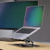StarTech.com Obrotowa podstawka pod laptopa, 360°, ergonomiczny podnośnik biurkowy do komputera, podwyższona półka z regulowanym pochyleniem, maks. 5 kg, aluminiowa konstrukcja, przenośna