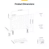 StarTech.com 1612B-DESK-PEGBOARD zestaw organizerów biurkowych 1 szt.