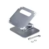 StarTech.com Teleskopowa podstawka pod laptopa, obrotowa podstawa 360°, obrotowy podnośnik komputerowy na biurko, regulowana wysokość i kąt nachylenia, maks. 5 kg, aluminiowa konstrukcja, przenośna konstrukcja