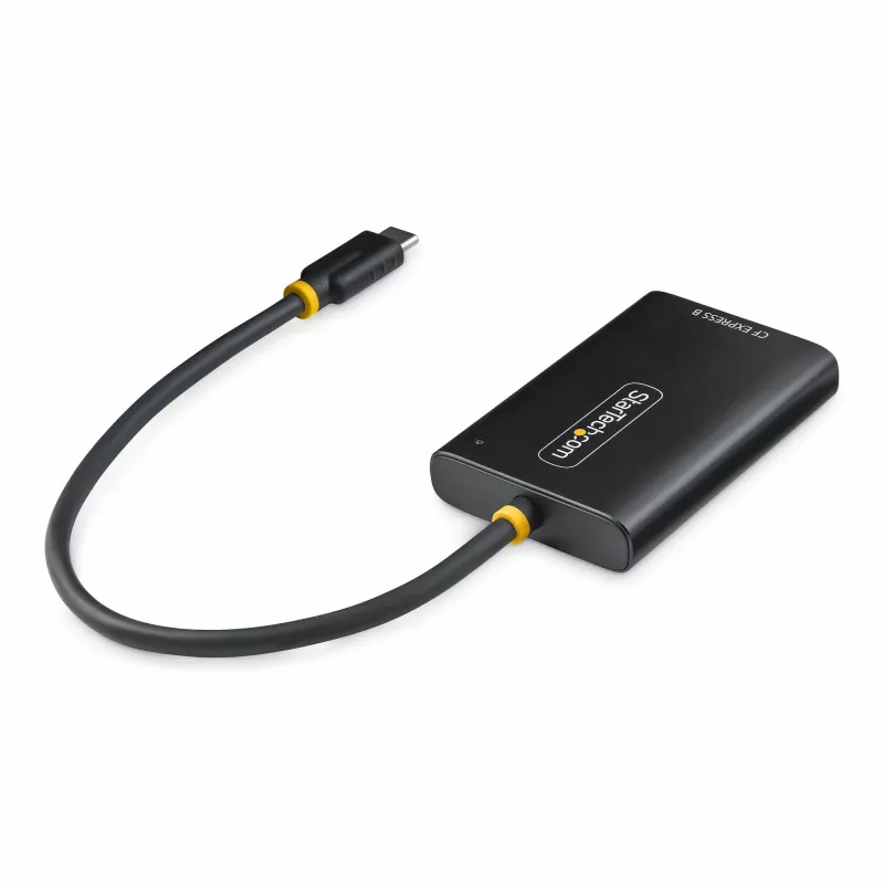 Czytnik kart USB-C CFexpress Type B StarTech.com, USB 10 Gb/s, przenośny czytnik kart pamięci, adapter USB Type-C na CF Express 2.0, działa z każdym systemem operacyjnym