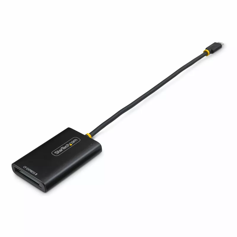 Czytnik kart USB-C CFexpress Type B StarTech.com, USB 10 Gb/s, przenośny czytnik kart pamięci, adapter USB Type-C na CF Express 2.0, działa z każdym systemem operacyjnym