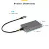 StarTech.com 4-Port USB-C Hub, 5Gbps, Bus Powered, USB C to 4x USB-A Hub z USB-C Auxiliary Power Input, 1ft/30cm Host kabel, Portable Desktop/Laptop USB Hub