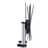 StarTech.com Rolling TV Cart/Stand On Wheels For 60-100inch płaski Screens Up To 220lb (100kg), Height Adjustment via Hand Crank, Mobile/Portable Trolley Mount