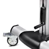 StarTech.com Rolling TV Cart/Stand On Wheels For 60-100inch płaski Screens Up To 220lb (100kg), Height Adjustment via Hand Crank, Mobile/Portable Trolley Mount