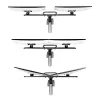 StarTech.com Dwupunktowe ramię do monitorów z poprzeczką, montaż do biurka, do monitorów do 27 cali, VESA 75x75/100x100, maks. 33 funty/15 kg, zacisk C, w pełni przegubowe, sprężyna mechaniczna, TAA