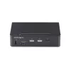 StarTech.com 2-portowy przełącznik KVM DisplayPort, 4K 60 Hz, DP 1.2, zarządzanie EDID, 2-portowy koncentrator USB 3.0, 4 porty USB HID, zgodny z TAA