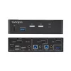 StarTech.com 2-portowy przełącznik KVM DisplayPort, 4K 60 Hz, DP 1.2, zarządzanie EDID, 2-portowy koncentrator USB 3.0, 4 porty USB HID, zgodny z TAA