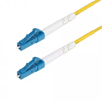 StarTech.com 3 m (9,8 stopy) kabel światłowodowy simplex jednomodowy OS2 LC na LC (UPC), 9/125 µm, 40G/100G, niewrażliwy na zginanie, niskie straty wtrąceniowe – zwora światłowodowa LSZH