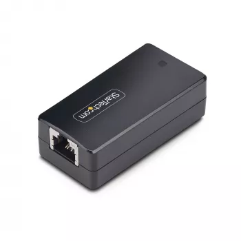 StarTech.com 1-portowy izolator sieci Gigabit, kompaktowy złącze RJ45 Ethernet z izolacją galwaniczną 4 kV, IP40, montaż na szynie DIN, zgodny z TAA