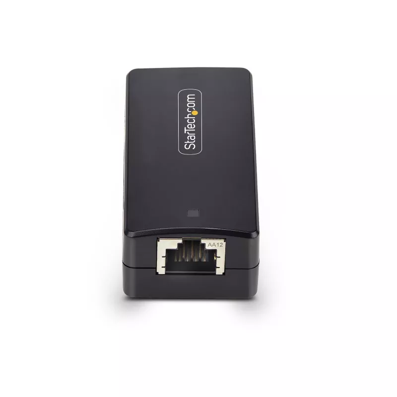 StarTech.com 1-portowy izolator sieci Gigabit, kompaktowy złącze RJ45 Ethernet z izolacją galwaniczną 4 kV, IP40, montaż na szynie DIN, zgodny z TAA
