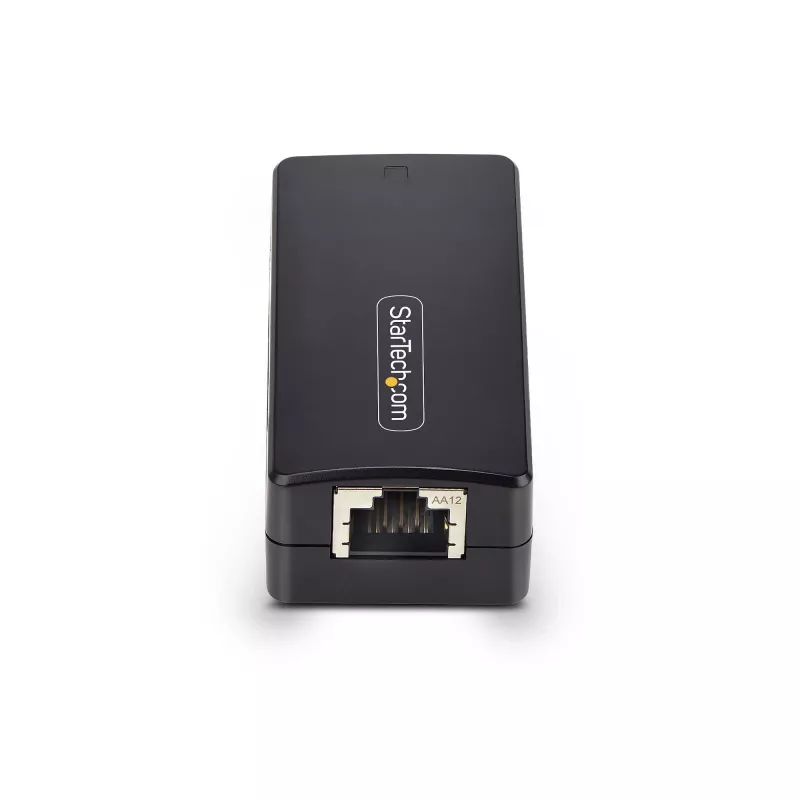 StarTech.com 1-portowy izolator sieci Gigabit, kompaktowy złącze RJ45 Ethernet z izolacją galwaniczną 4 kV, IP40, montaż na szynie DIN, zgodny z TAA