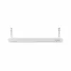 StarTech.com Under Desk kabel Management Tray, Length Adjustable kabel Organizer, Clamp-On Installation, No Drilling Required, Power Bar Holder, biały