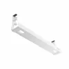 StarTech.com Under Desk kabel Management Tray, Length Adjustable kabel Organizer, Clamp-On Installation, No Drilling Required, Power Bar Holder, biały