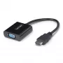 StarTech.com Adapter HDMI na VGA, aktywny konwerter wideo do laptopa/komputera stacjonarnego, 1920x1080 (1080p), źródło HDMI do monitora/wyświetlacza/projektora VGA