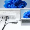 StarTech.com Adapter HDMI na VGA, aktywny konwerter wideo do laptopa/komputera stacjonarnego, 1920x1080 (1080p), źródło HDMI do monitora/wyświetlacza/projektora VGA