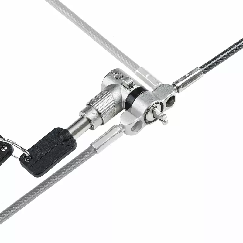 StarTech.com 25-Pack Universal Laptop Lock 6.6ft, Keyed Alike Locking kabel, Security kabel, Kompatybilny w/Noble Wedge®/Nano/K-Slot, Anti-Theft Cut-Resistant kabel