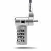 StarTech.com 25-Pack Universal Laptop Lock 6.6ft (2m), Serializowana linka zabezpieczająca do notebooka, kompatybilna z Noble Wedge®/Nano/K-Slot, linka z zamkiem szyfrowym bezkluczykowa - TAA