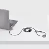 StarTech.com 25-Pack Universal Laptop Lock 6.6ft (2m), Serializowana linka zabezpieczająca do notebooka, kompatybilna z Noble Wedge®/Nano/K-Slot, linka z zamkiem szyfrowym bezkluczykowa - TAA