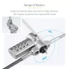 StarTech.com 25-Pack Universal Laptop Lock 6.6ft (2m), Serializowana linka zabezpieczająca do notebooka, kompatybilna z Noble Wedge®/Nano/K-Slot, linka z zamkiem szyfrowym bezkluczykowa - TAA
