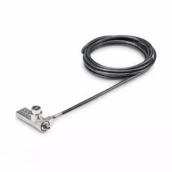 StarTech.com 10-Pack Dual-Access Laptop Lock, 6.5ft (2m) Keyed Alike and Combination Security kabel Lock for K-Slot Devices, Computer Anti-Theft Steel kabel