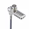 StarTech.com 10-Pack Dual-Access Laptop Lock, 6.5ft (2m) Keyed Alike and Combination Security kabel Lock for K-Slot Devices, Computer Anti-Theft Steel kabel
