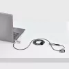 StarTech.com 10-Pack Dual-Access Laptop Lock, 6.5ft (2m) Keyed Alike and Combination Security kabel Lock for K-Slot Devices, Computer Anti-Theft Steel kabel