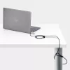 StarTech.com 10-Pack Dual-Access Laptop Lock, 6.5ft (2m) Keyed Alike and Combination Security kabel Lock for K-Slot Devices, Computer Anti-Theft Steel kabel